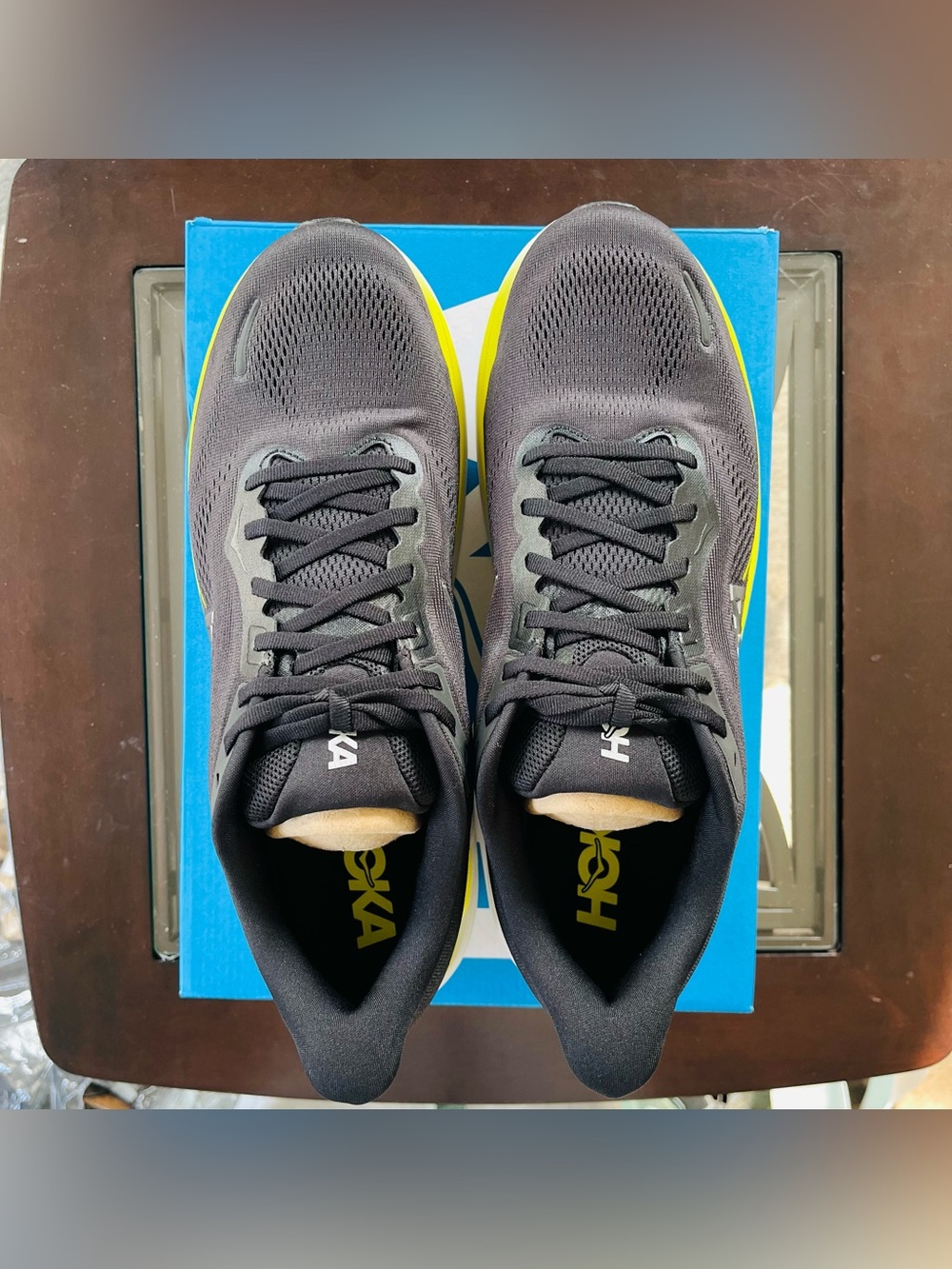Sz 13D Hoka Clifton 11 Men’s Running Shoes Black/Cosmic Grey 1176572/BKCS - Picture 4 of 7